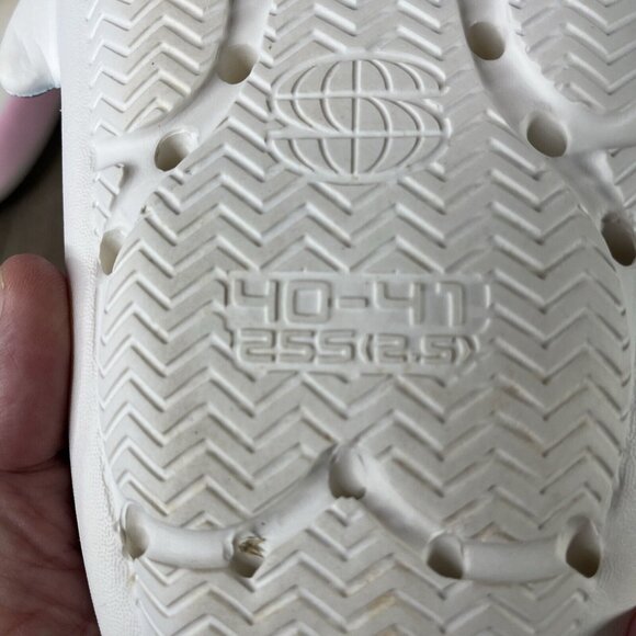 Shark Cloud Slides Blue White Adult Pool Slippers Unisex Size 10 - Picture 15 of 15